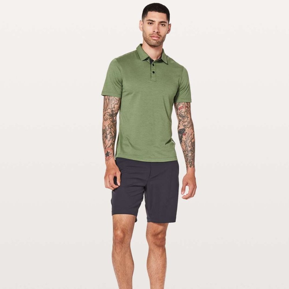 Lululemon Evolution Polo Green Twill, S